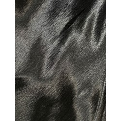 Shantung Shine Fabric - Black