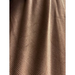 Fine Corduroy Stretch Fabric Rust