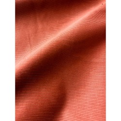 Fine Corduroy Stretch Fabric Red-Brown