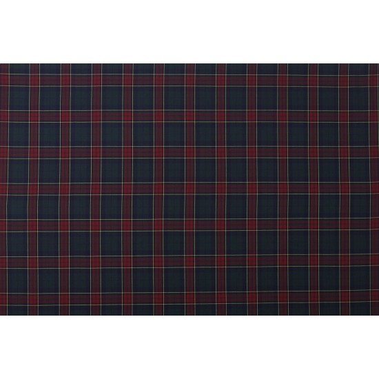 Schottische Tartan - Grün, Rot, Marine Gelb