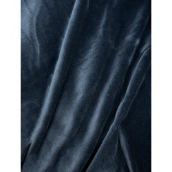 Velvet Fabric - Dark Blue