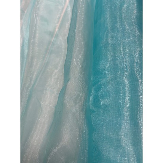 Organza Fabric Turquoise
