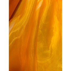 Organza Fabric Ocher Yellow