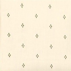 Embroidery Swiss Four Leaf Clover Off-White