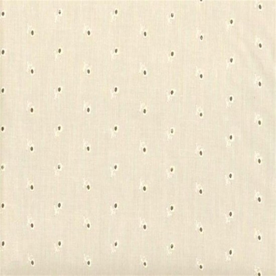 Embroidery Swiss Cherry Dots Off-White