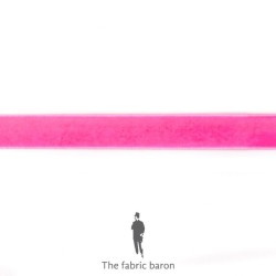 Velvet Ribbon 15mm - Bright Pink