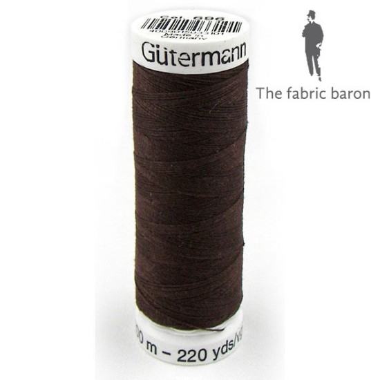 Gutermann Sew-all Thread 200m - Brown (696)