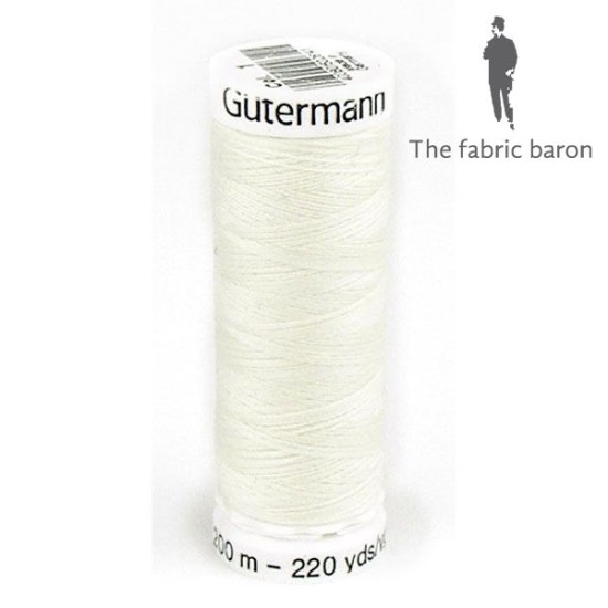Gutermann Sew-all Thread 200m - Dark Ecru (001)