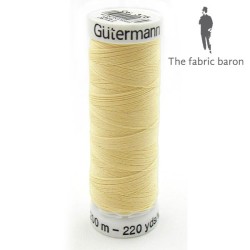 Gutermann Sew-all Thread 200m - Light Yellow (325)