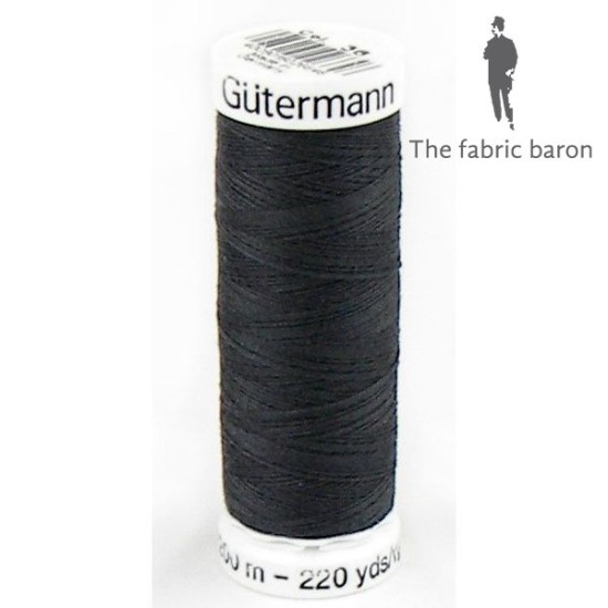 Gutermann Sew-all Thread 200m - Black Anthracite (036)