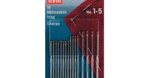 Prym Hand Sewing Needles Sharps No. 1-5 (121 296)