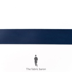 Grosgrain Ribbon 25mm - Dunkelblau