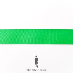 Grosgrain Ribbon 25mm - Grasgrün