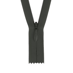 Concealed Zipper - Coal Grey