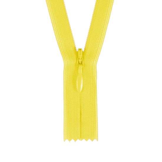 Concealed Zipper - Yellow