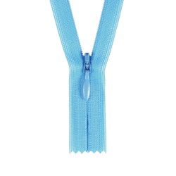 Concealed Zipper - Aqua