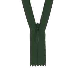 Concealed Zipper - Dark Green