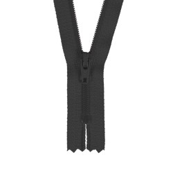 Zipper 3mm non-divisible - Black
