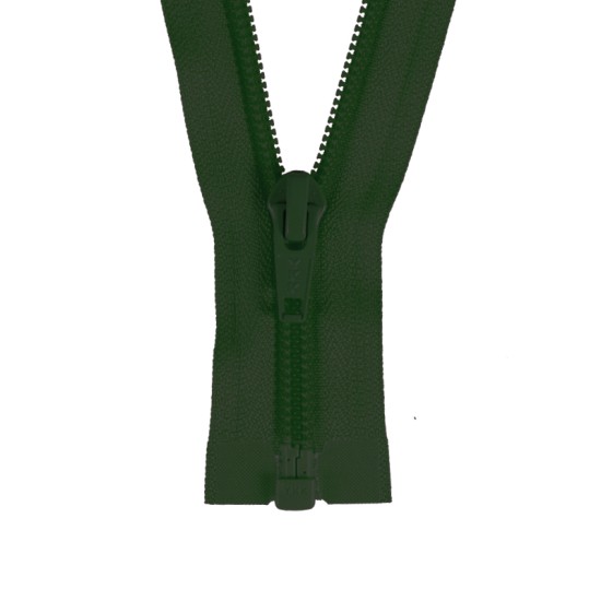 Spiraal Rits 6mm deelbaar - D groen