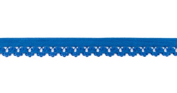 Lace Ribbon Cotton 25mm - Aqua