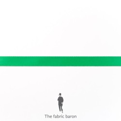 Satin Ribbon Double 9mm - Grass Green