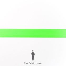 Satin Ribbon Double 16mm - Neon Green