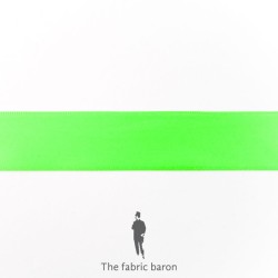 Satin Ribbon Double 25mm - Neon Green
