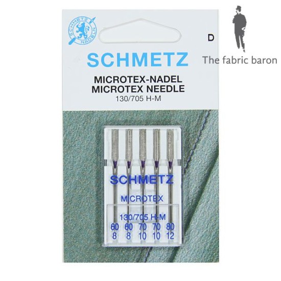 Schmetz Microtex needle 60-80/8-12 (130/705H-M ASSORTI)