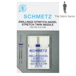 Schmetz Twin needle stretch 2,5/75 (130/705H-S ZWI)