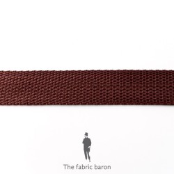 Webbing Ribbon 25mm - Choco