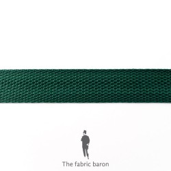 Webbing Ribbon 25mm - Bottle Green