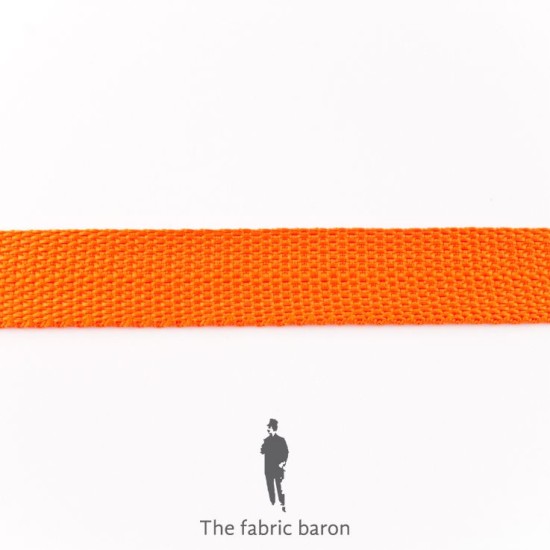 Webbing Ribbon 25mm - Orange