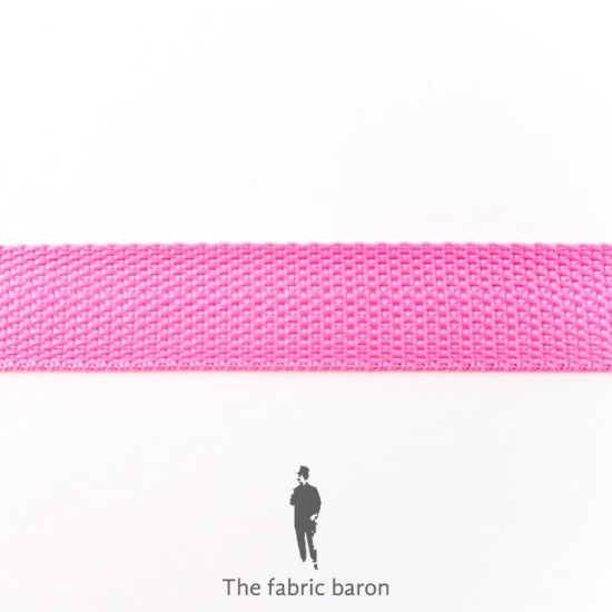 Webbing Ribbon 25mm - Pink