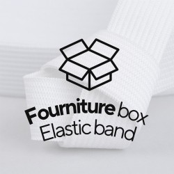 Elastic Band 30 mm-  zwart   23 mtr  Surprise Box