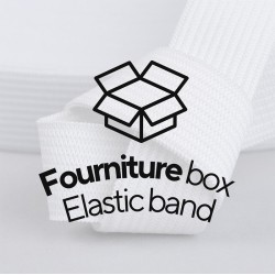 Elastic Band white 05 mm - Surprise Box