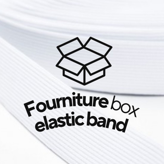 Elastic Band white 05 mm - Surprise Box