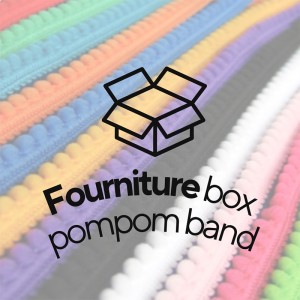 Pom-pom ribbon 15 mm -Surprise Box