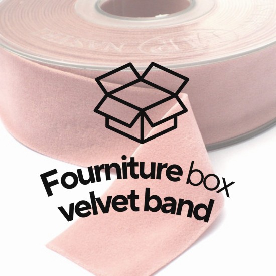 Velvet band  25 mm- Surprise Box