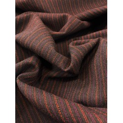 Striped Fabric - Brown/Red