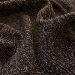 Herringbone Fabric - Brown