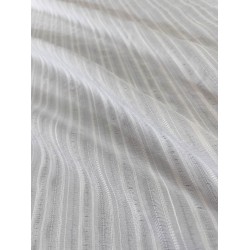 Blouse Fabric - White Striped