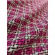 Woven Fabric Pied de Poules - Pink/Grey/Black