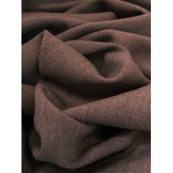 Wool/Polyester Fabric - Choco