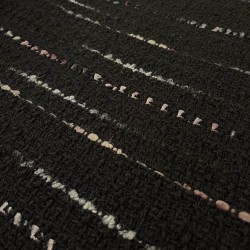 Tweed Fabric - Black/Multi (Coupon)