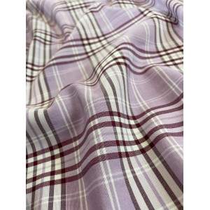 Checked Fabric - Lilac