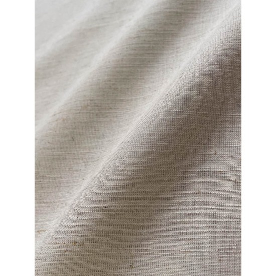 Cotton Linen Fabric - Ecru