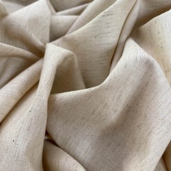 Cotton Linen Fabric - Ecru