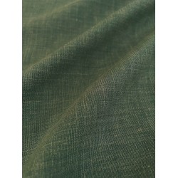 Linen Fabric - Dark Green