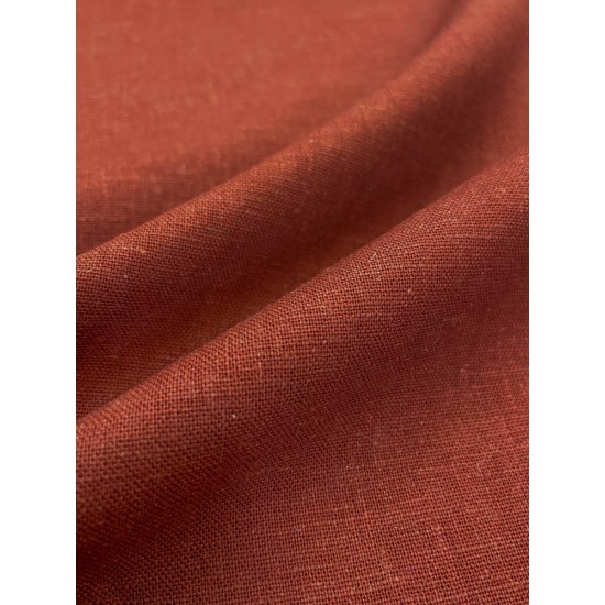 Linen Fabric - Brique