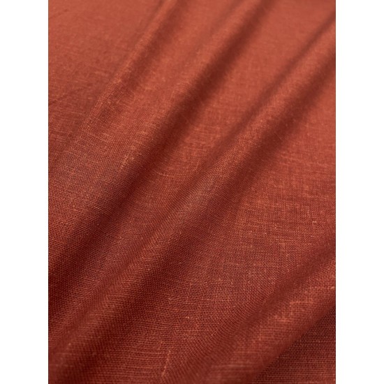 Linen Fabric - Brique